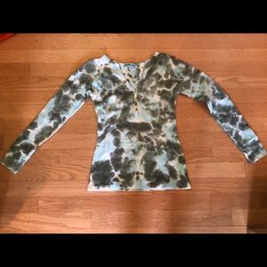 Tie dye long sleeve shirt